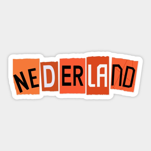 Nederland / Netherlands Sticker by scotmccormack